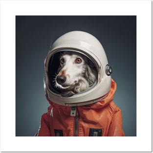 Astro Dog - Borzoi Posters and Art